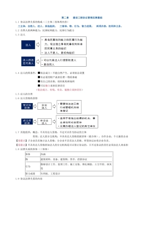 2025年监理工程师合同第二章知识点整理