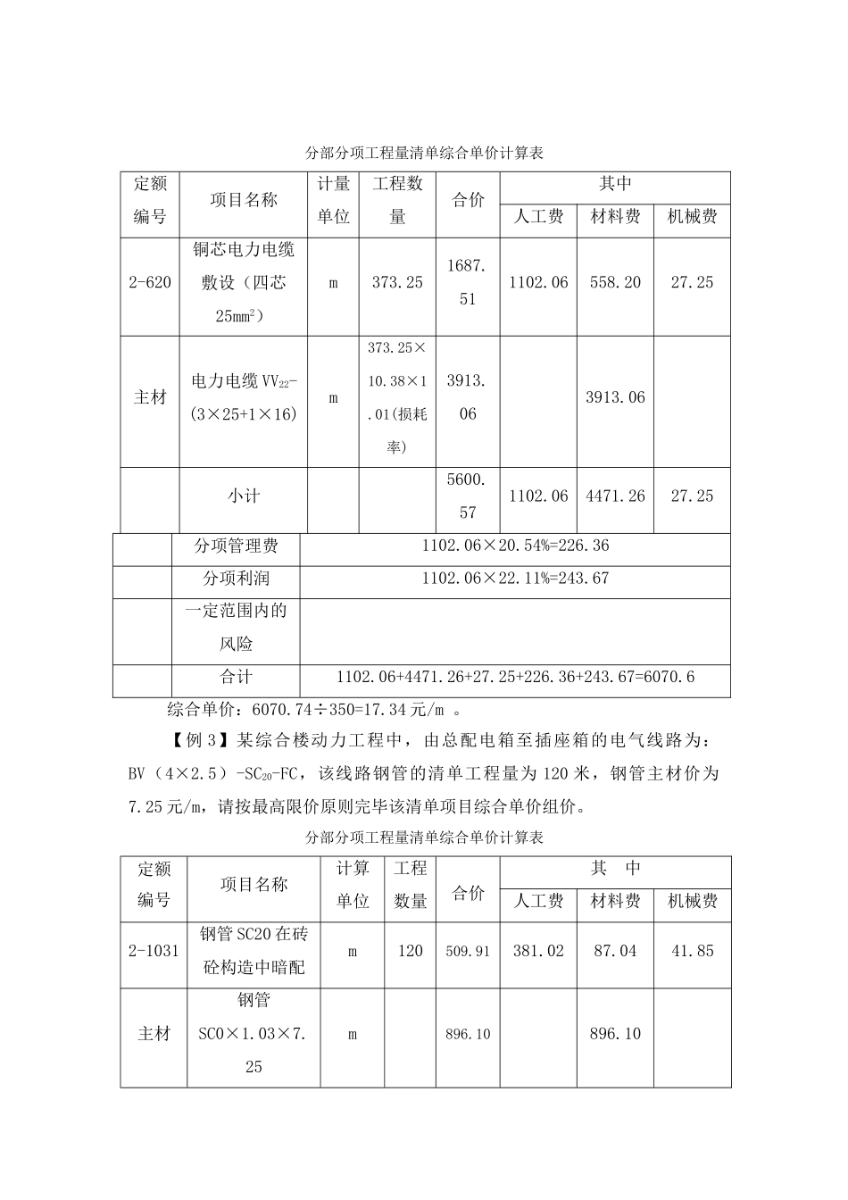 2025年电气造价员考试典型题型解析_第3页
