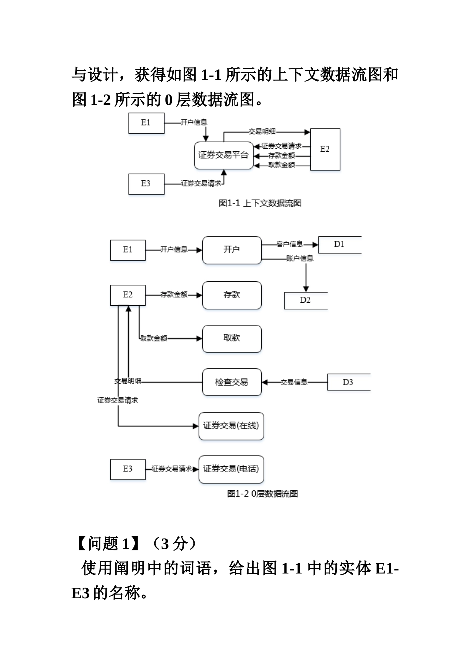 2025年下半年软件设计师考试下午真题模拟试题及参考答案_第3页