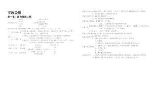 2025年一级建造师市政实务知识点总结完整