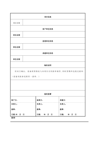 服务器加电测试表格