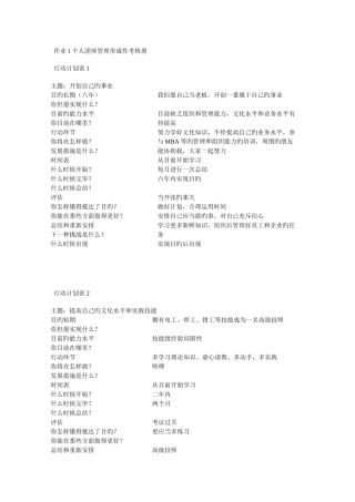 2025年个人团队管理形成性考核册