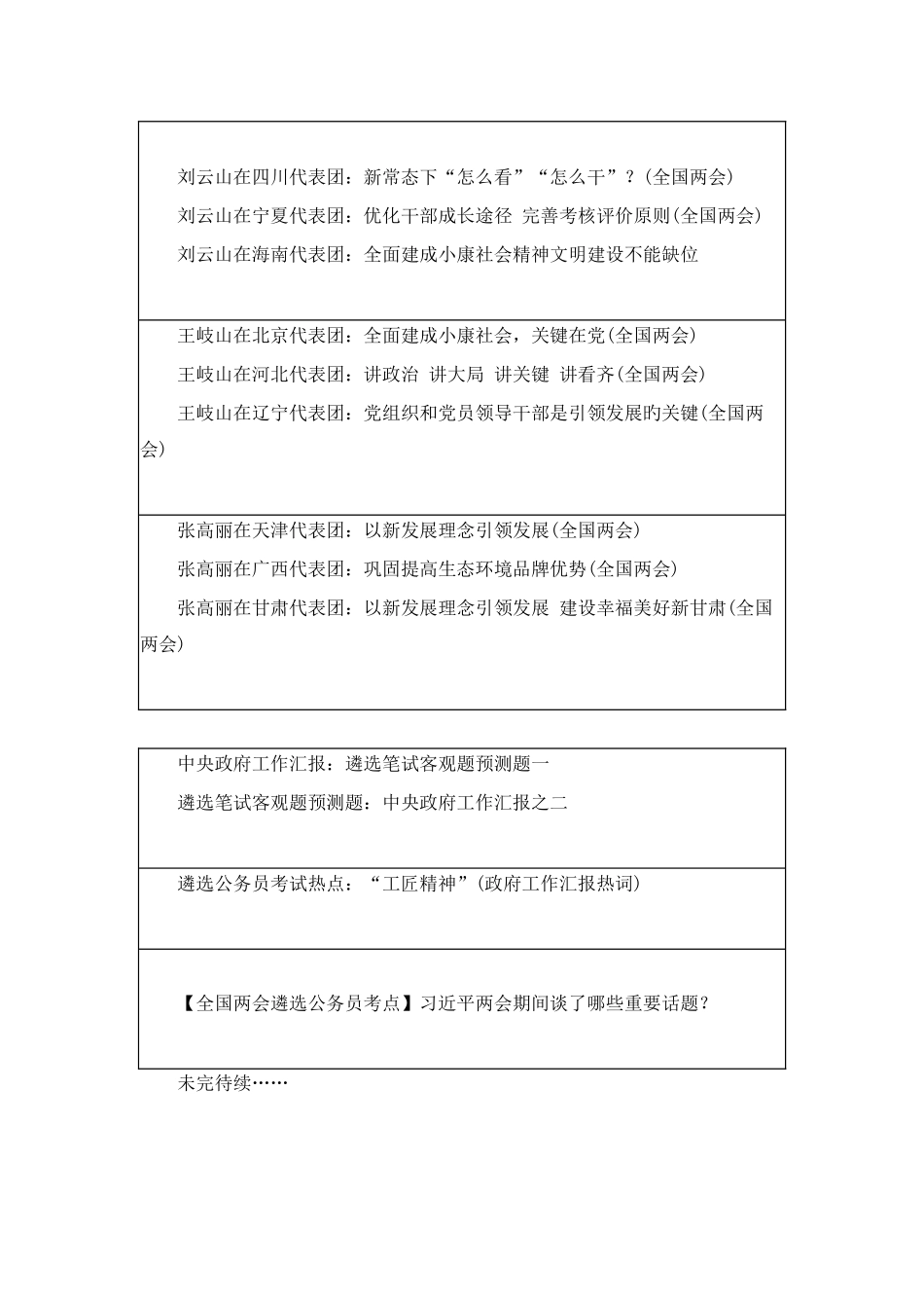 2025年遴选公务员复习资料全国两会遴选考试热点梳理汇总_第3页