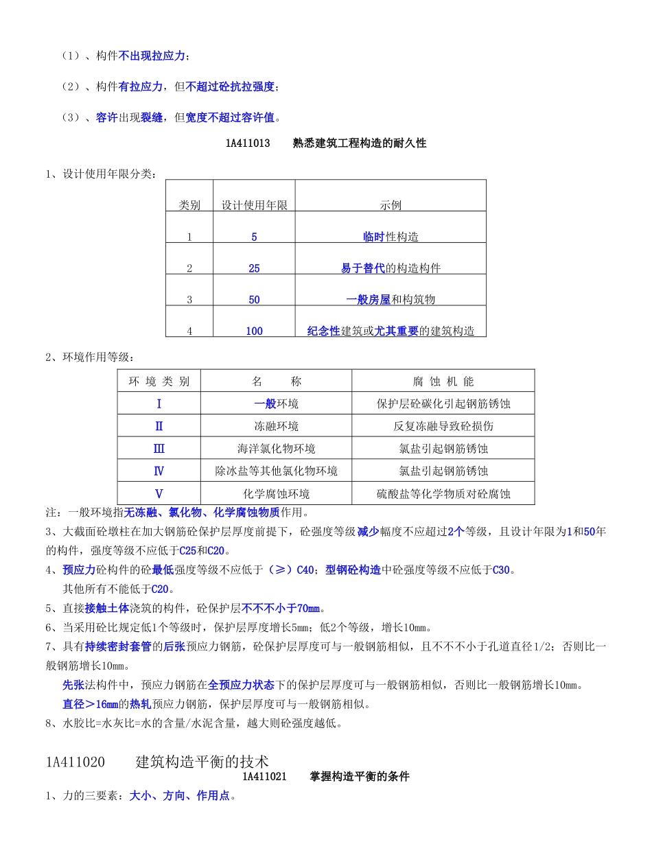 2025年一建建筑实务重要知识点_第2页