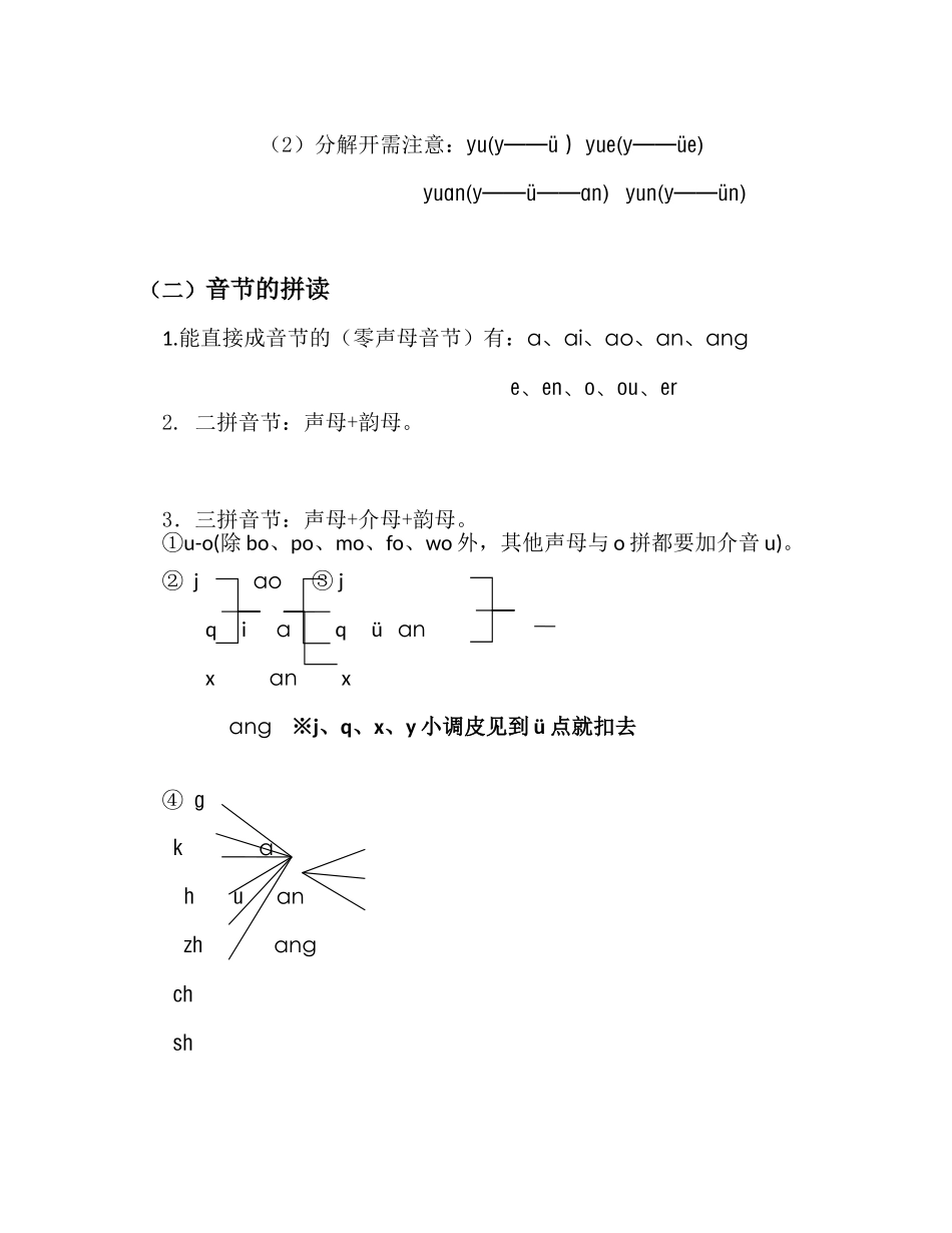 2025年一年级语文知识点教学文稿_第2页