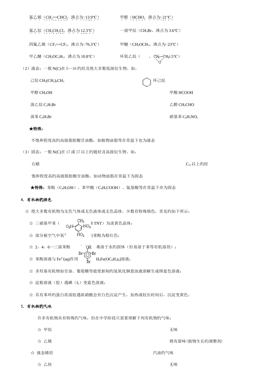 2025年高中化学选修五章详细知识点整理_第2页
