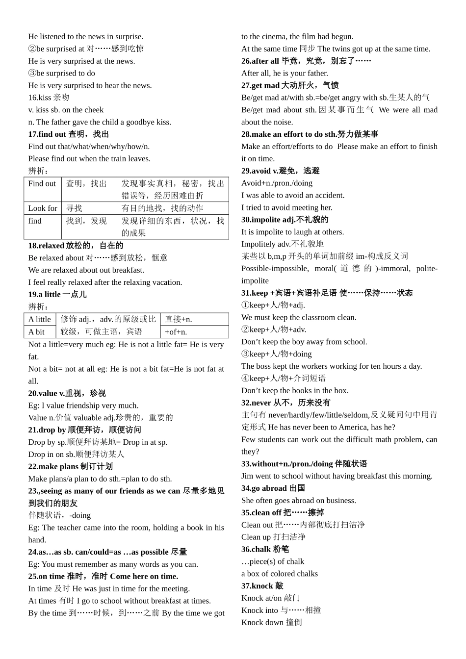 2025年九级u10知识点总结教学内容_第2页