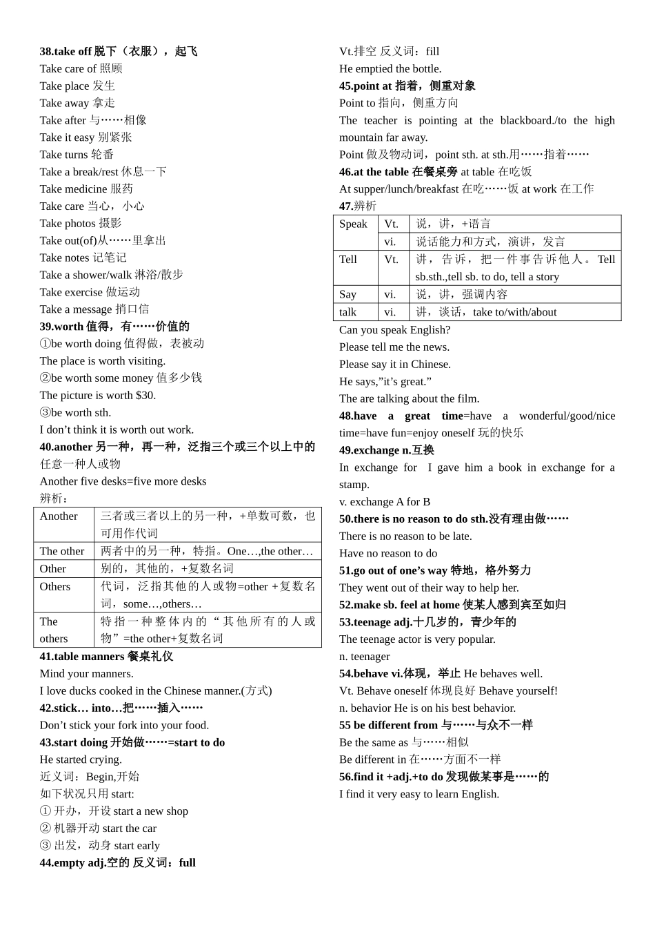 2025年九级u10知识点总结教学内容_第3页