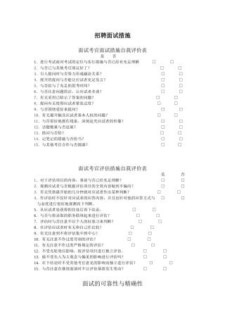 2025年招聘面试方法