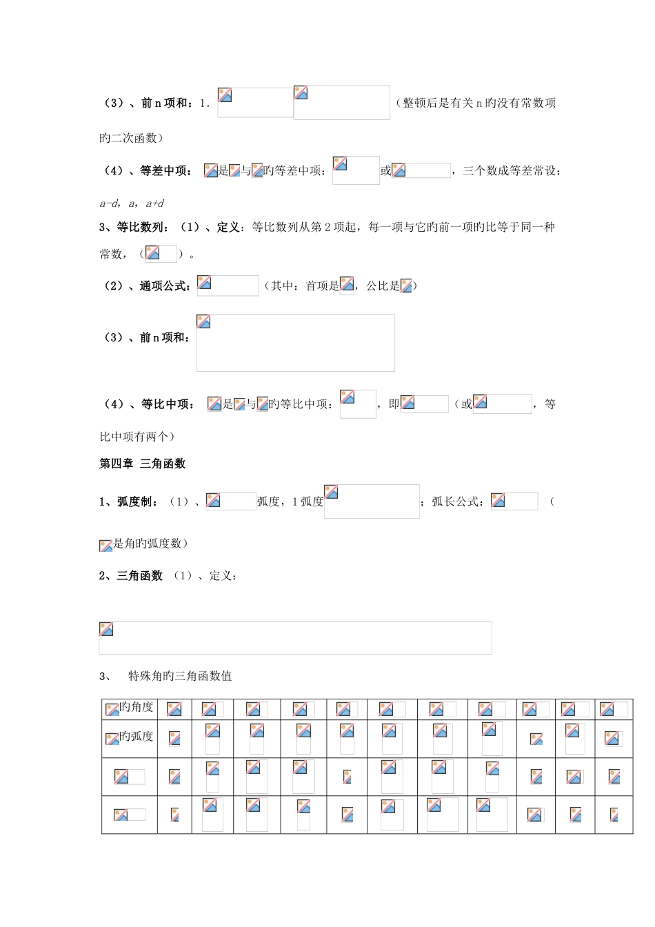 2025年高中数学会考复习必背知识点_第2页