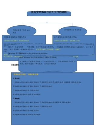 服务贸易等项目对外支付的流程
