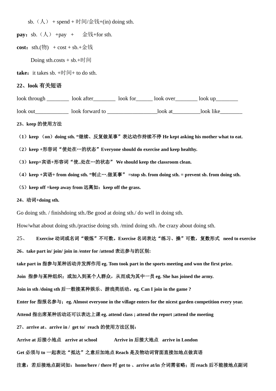 2025年牛津译林版英语八年级上册期末考试知识点梳理unit_第3页