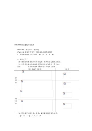 2025年一级建造师考典房屋建筑实务重点
