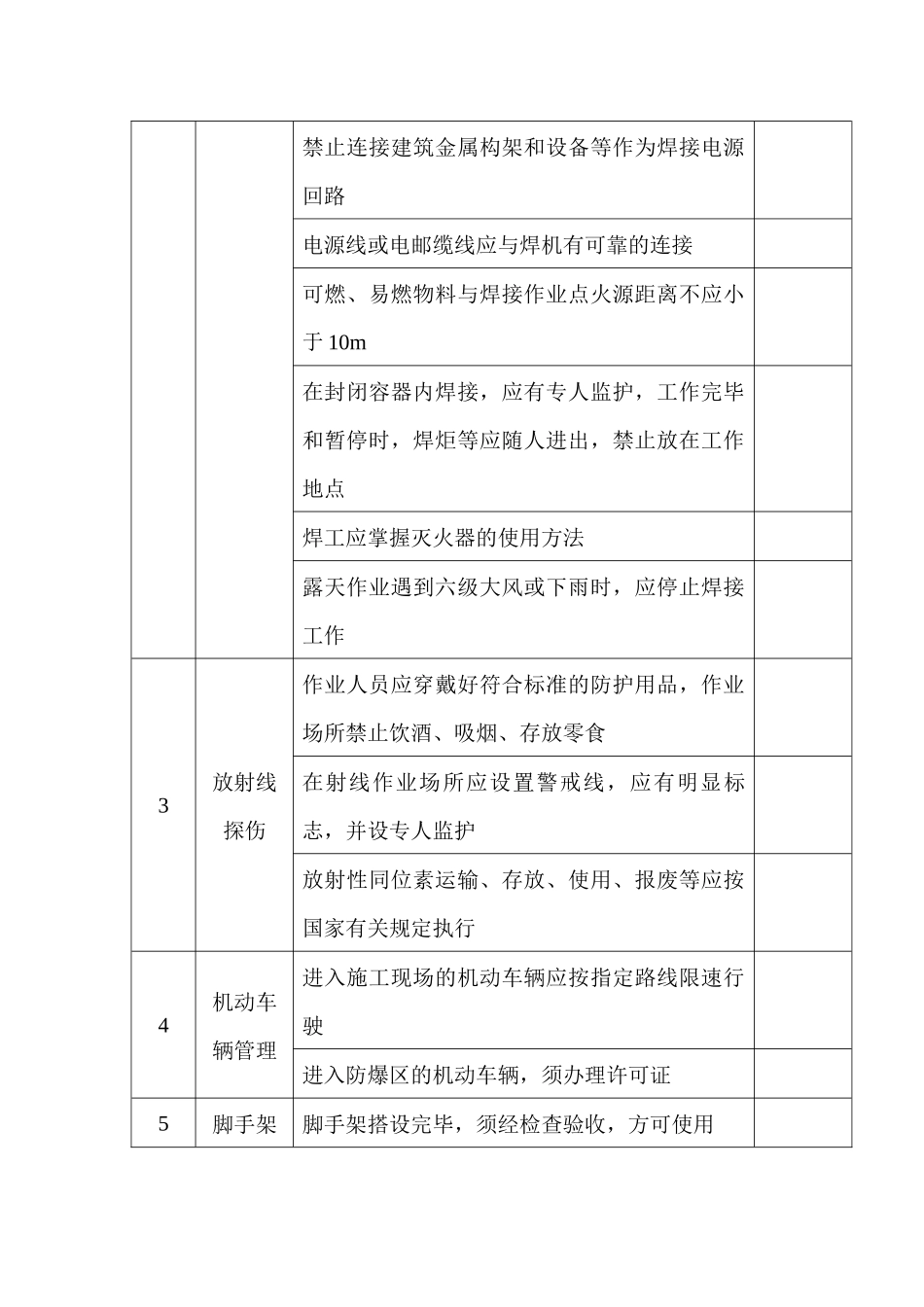 某公司检维修现场安全检查表_第2页