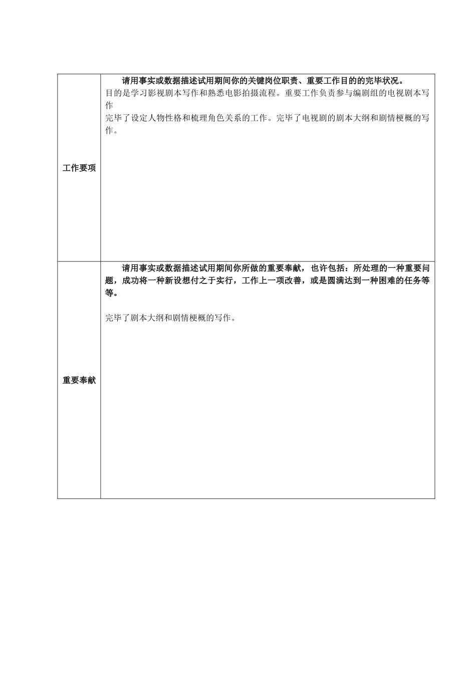 2025年员工转正定级考核表_第2页