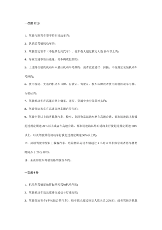 2025年驾驶证考试科目一理论必过秘籍