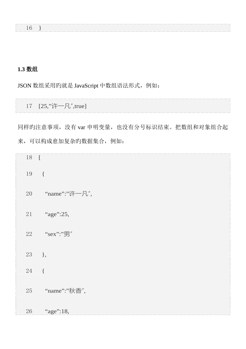 2025年黑马程序员UI教程理想的数据交换格式JSON_第3页
