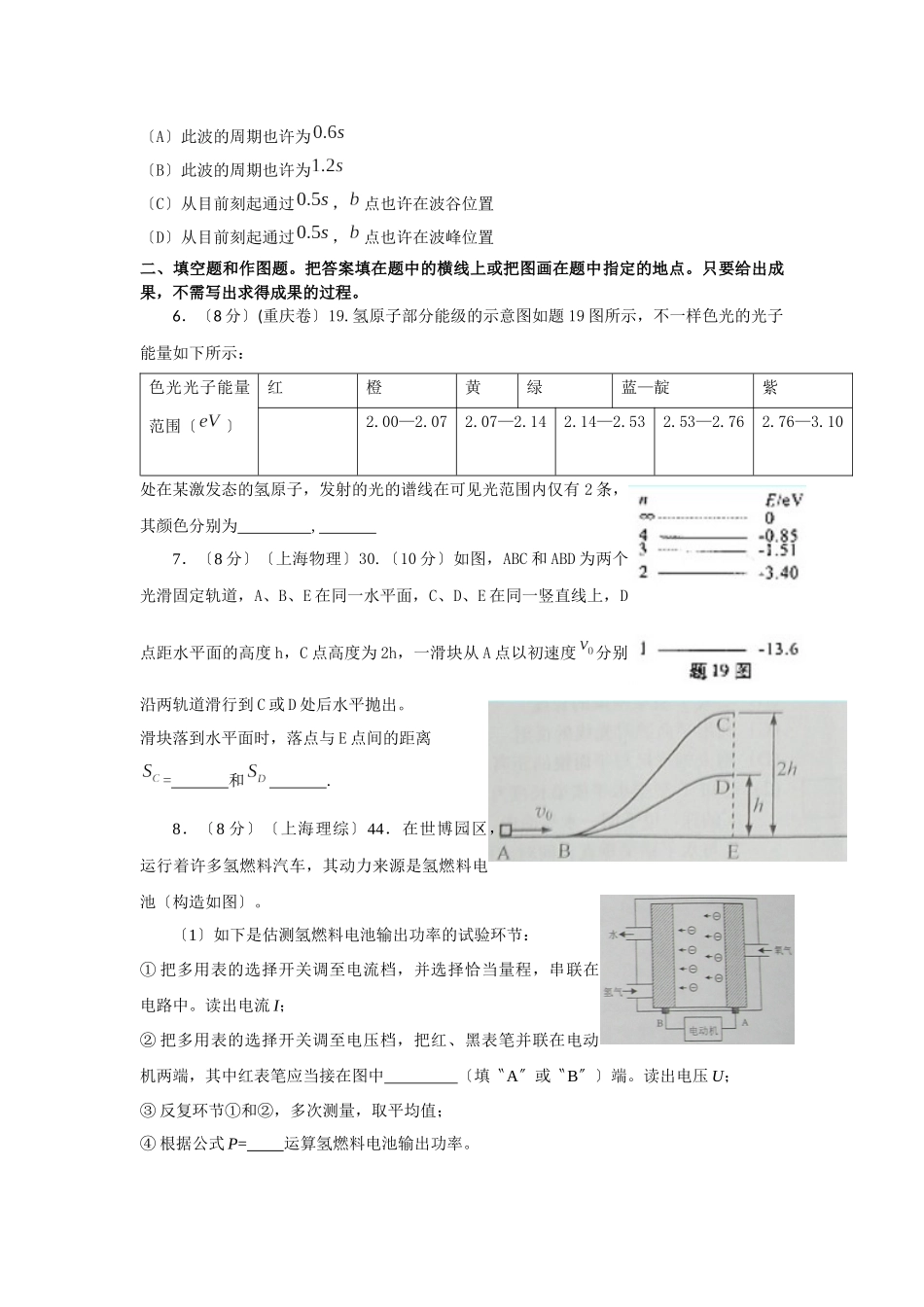 2025年X中学生物理竞赛预赛模拟试卷1a_第2页