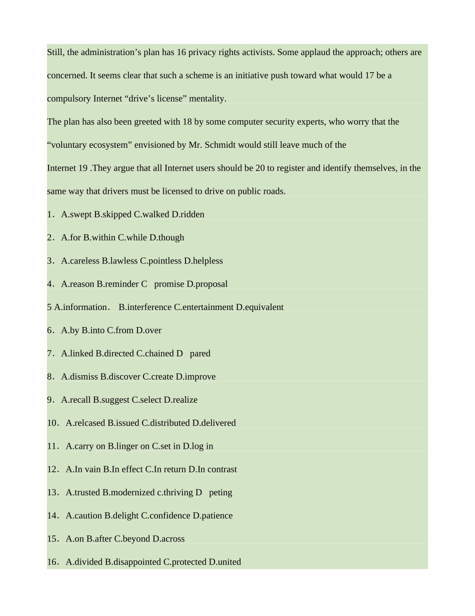 2025年MBA英语真题及答案解析补全新题型精_第2页