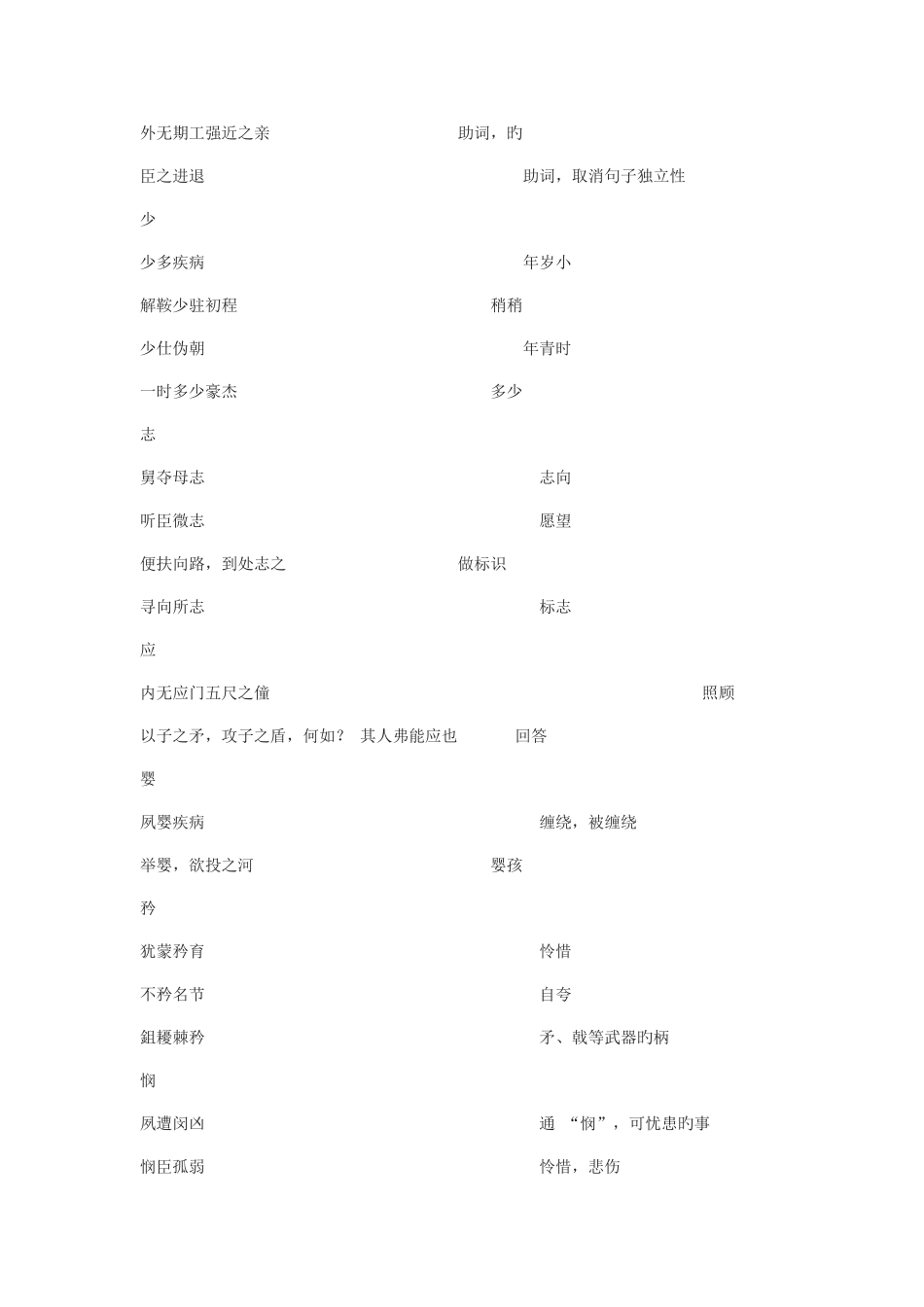 2025年陈情表文言知识归纳_第3页
