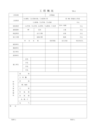 2025年江苏省土建全套资料表格