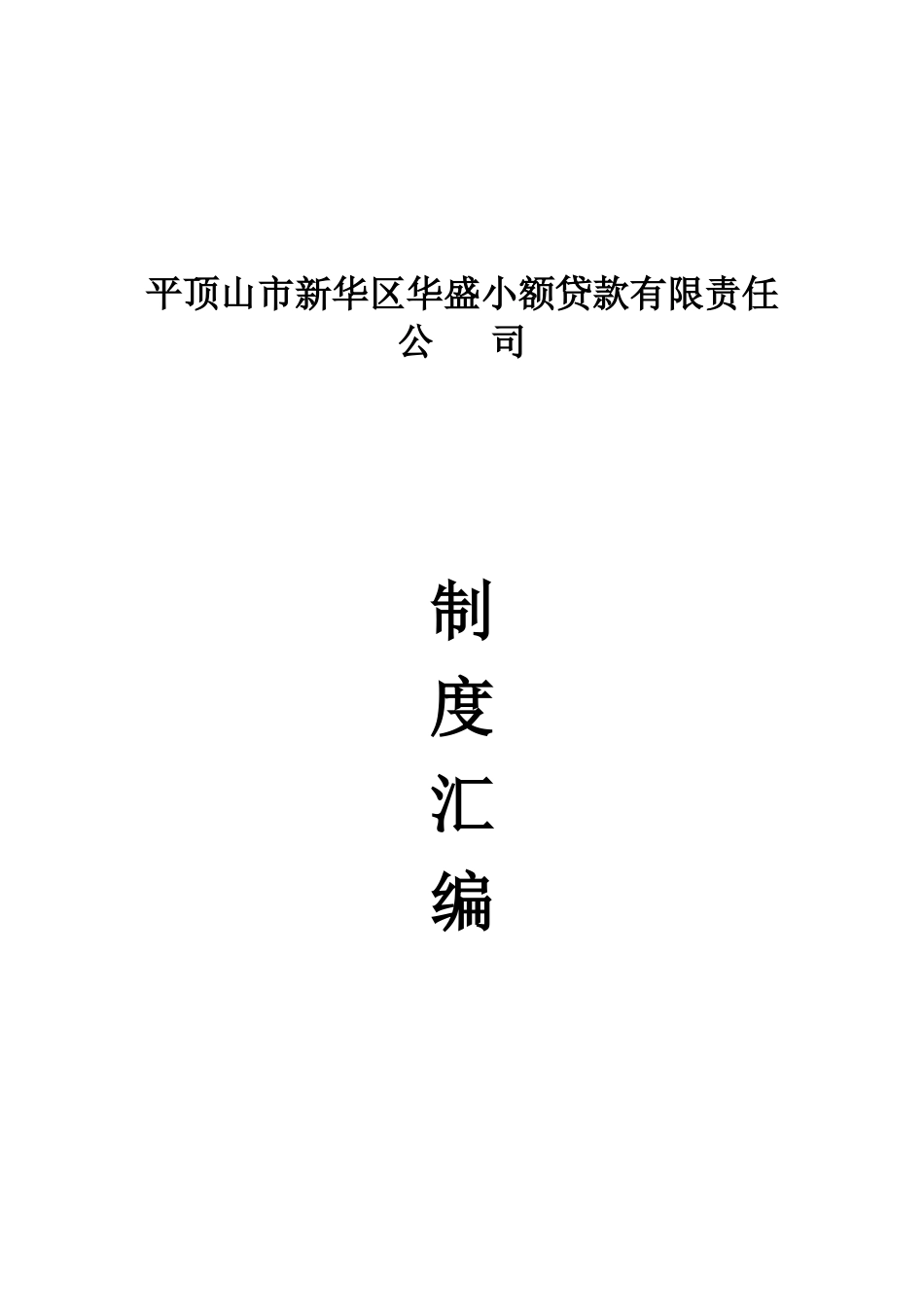 2025年小额贷款公司制度全套_第1页