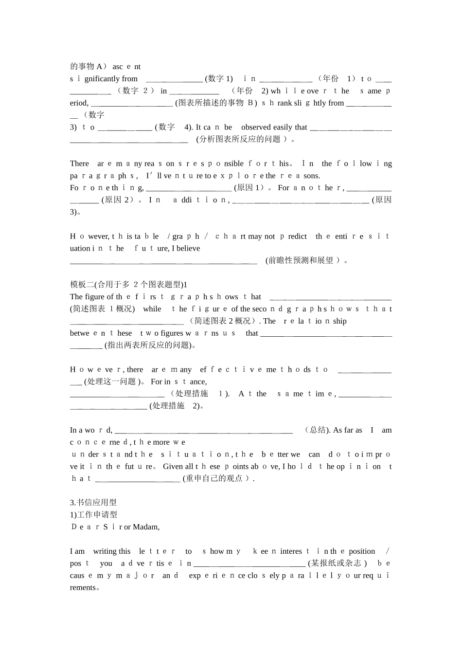 2025年专升本作文模板范本_第2页