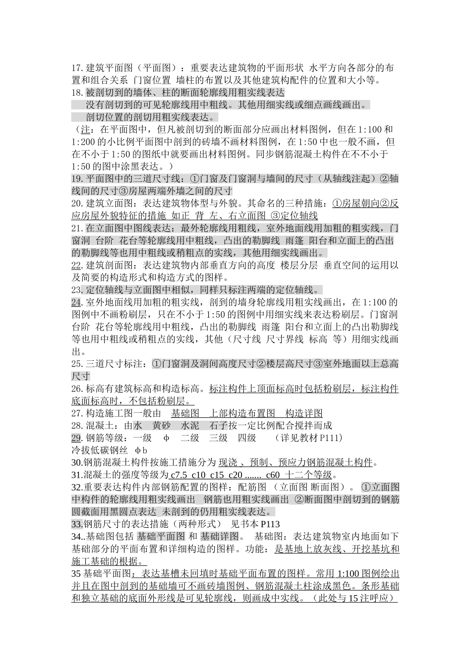 2025年建筑工程制图知识点_第2页