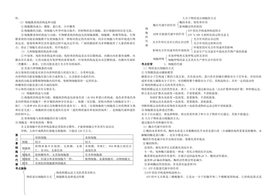 2025年高三生物必修考点人教版_第2页