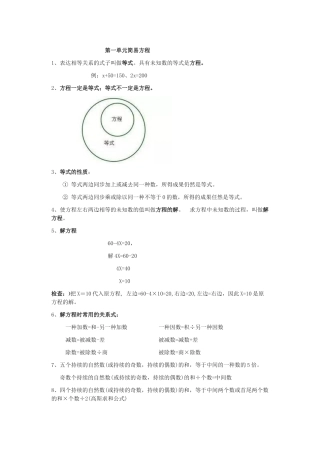 2025年苏教版五年级下册数学知识点总结