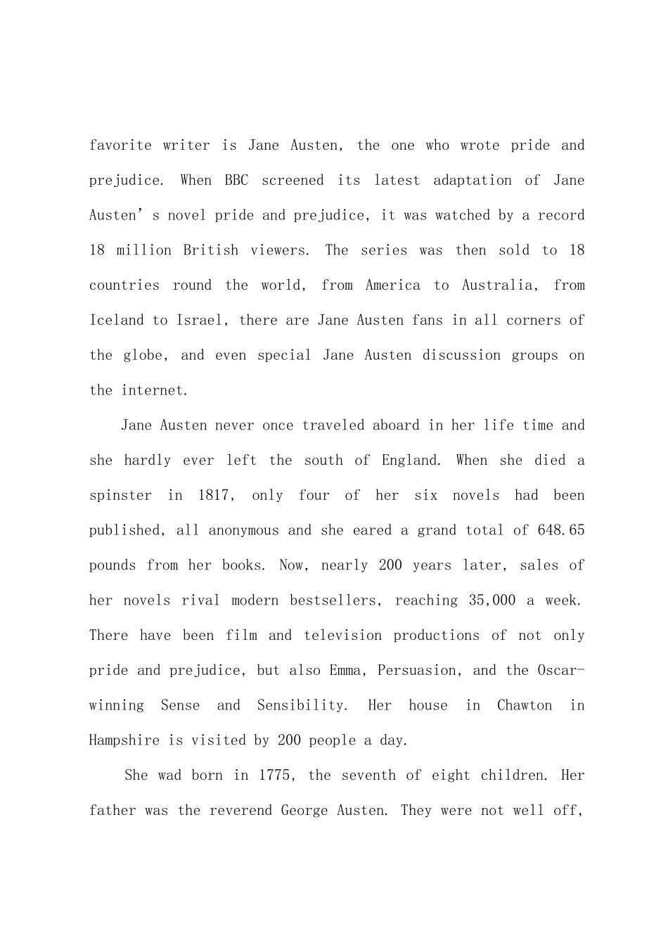 2025年全国英语等级三级考前阅读翻译强化练习_第2页