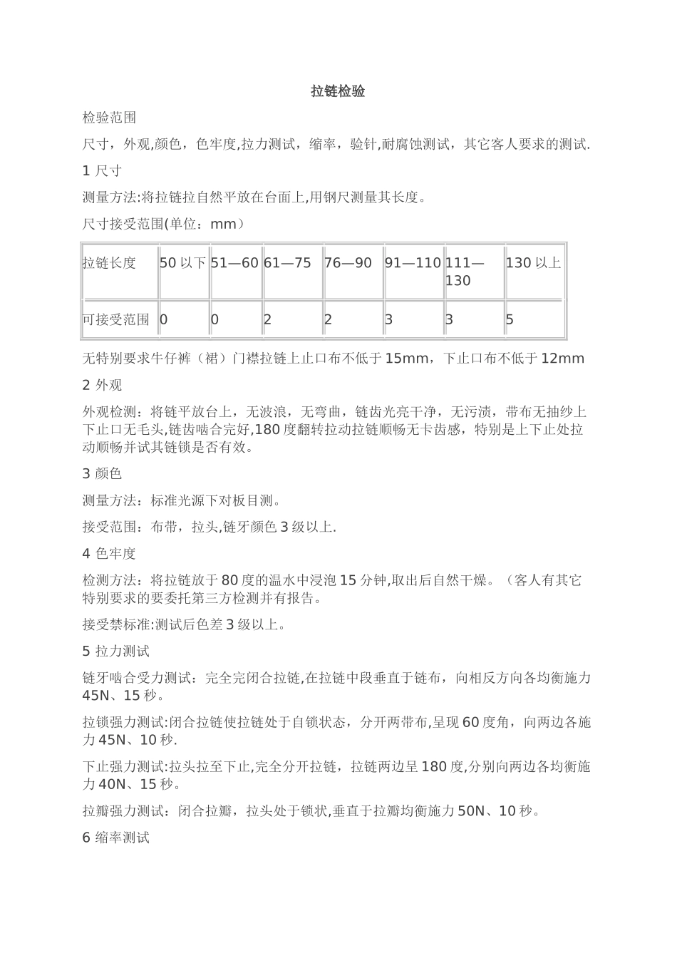 服装质检部标准化检验流程._第2页