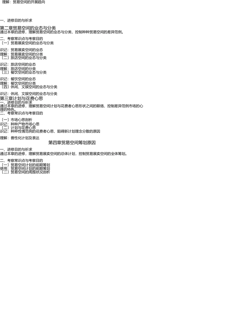 2025年5418商业空间设计考试大纲_第2页