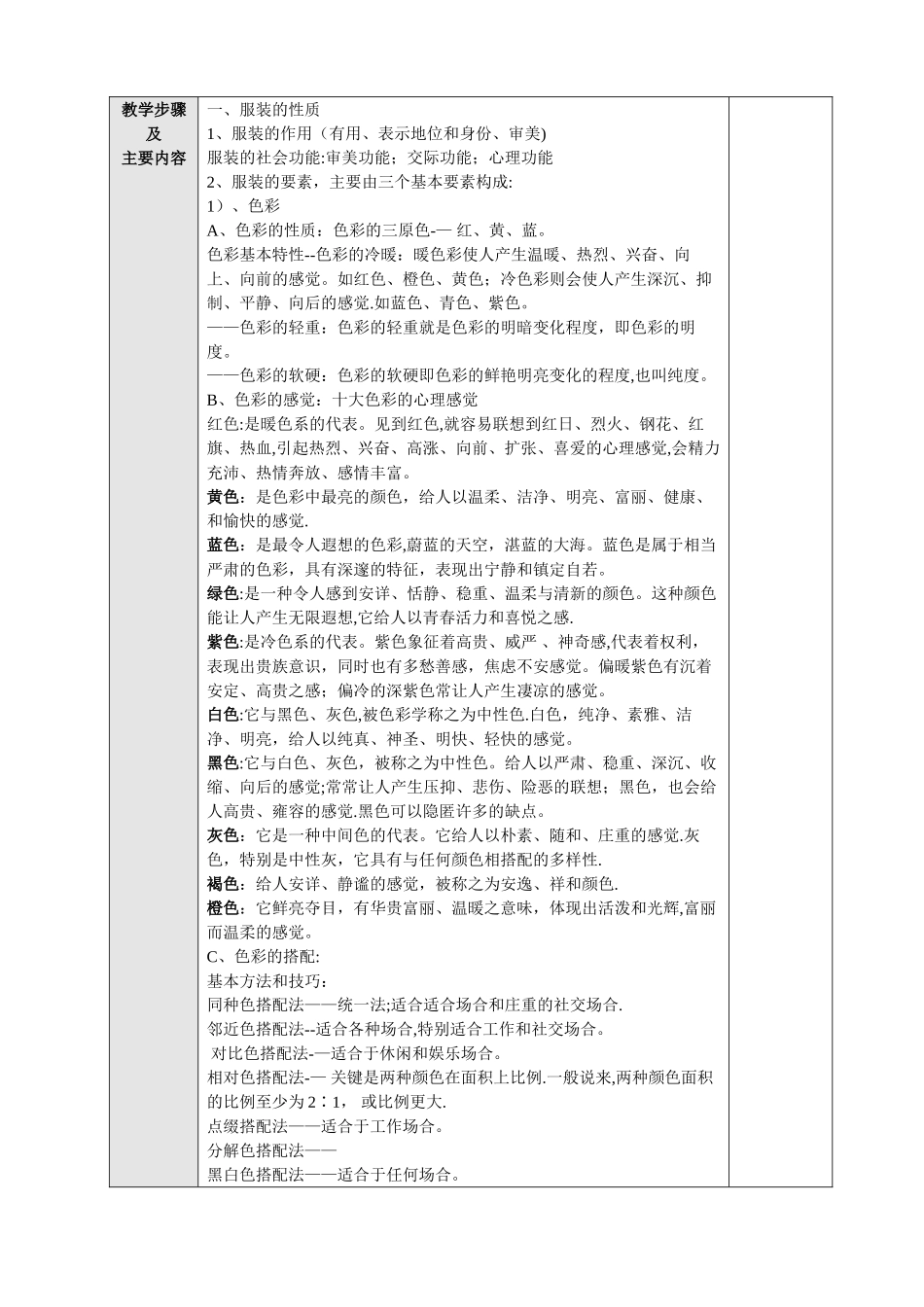 服饰礼仪教案_第3页