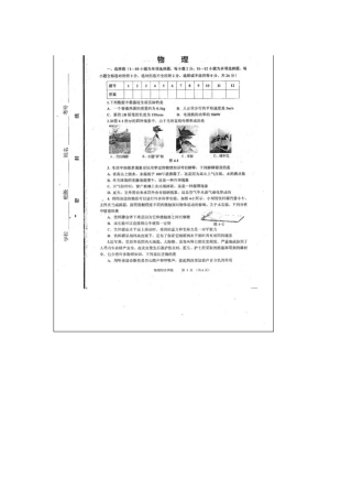 2025年九年级物理下册学业水平综合训练