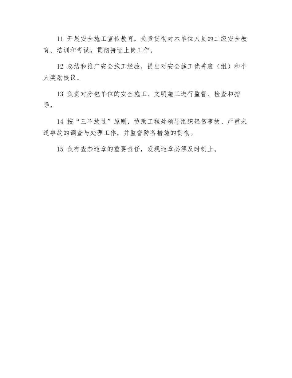 2025年工程处安全员职责_第2页
