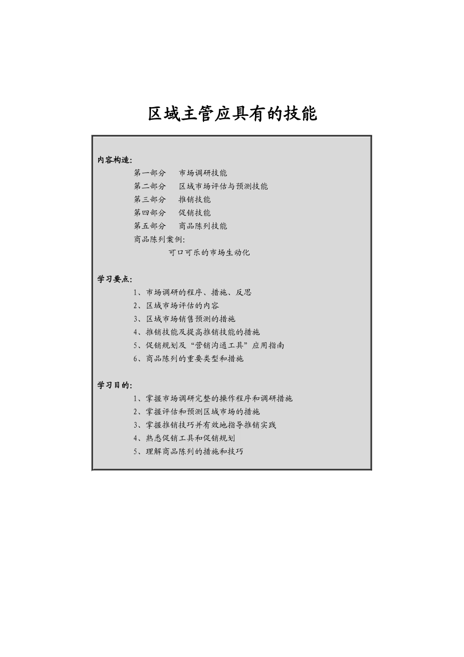 2025年区域主管的管理技能_第1页