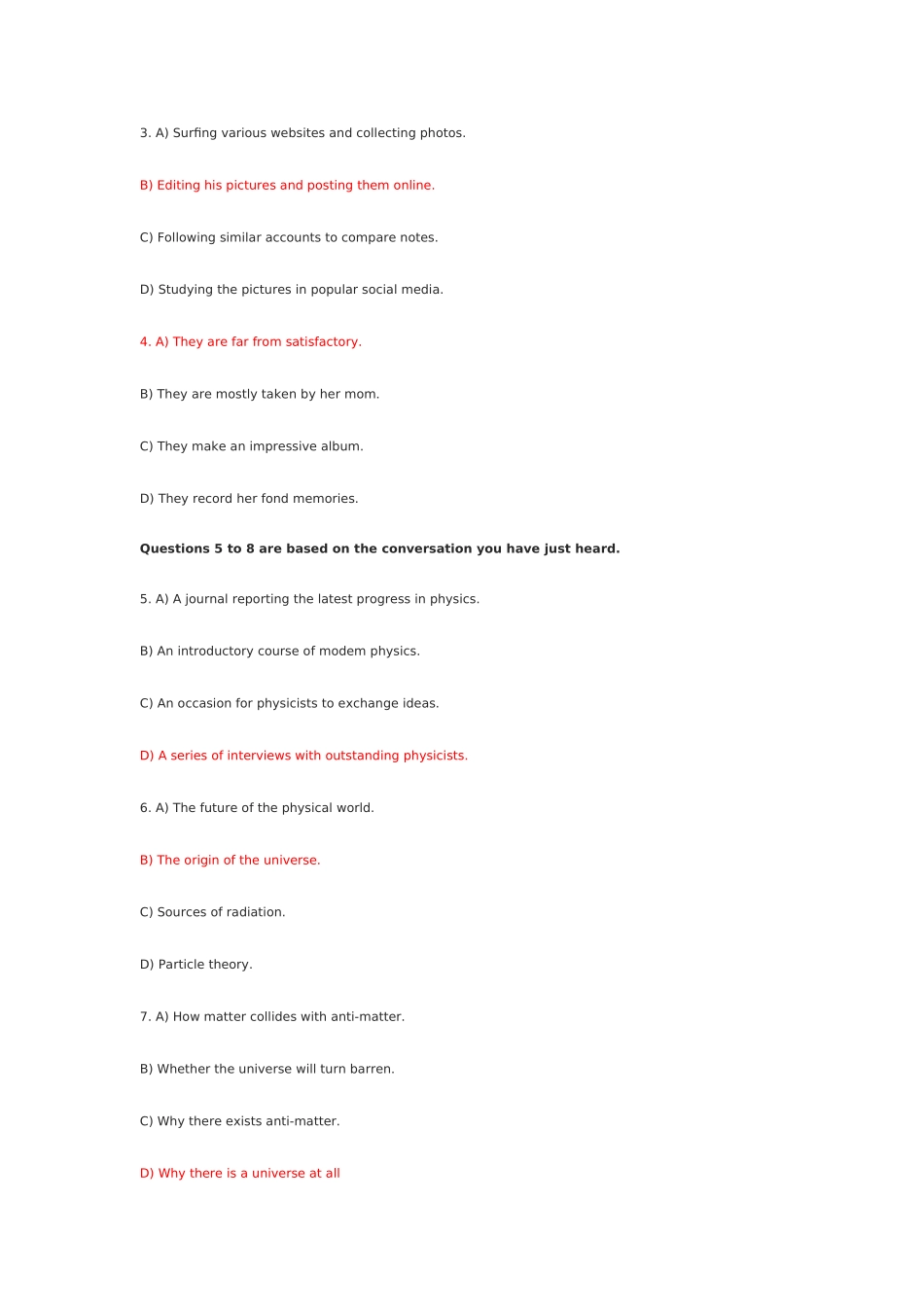 2025年12月英语六级考试真题及答案第2套_第3页