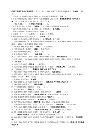 机械工程师资格考试习题-[1]