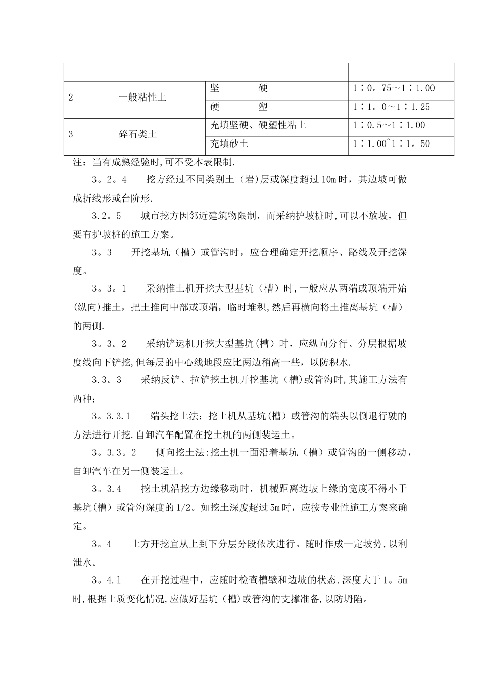 机械挖、填土施工工艺及标准_第3页