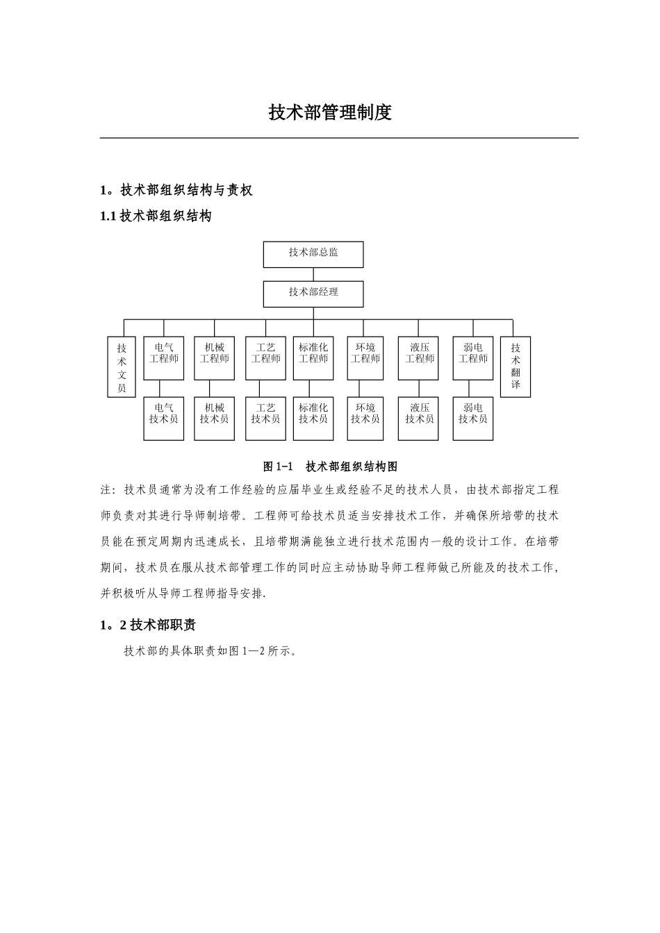 机械类-技术部管理制度_第1页