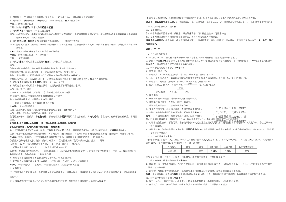 2025年初中化学知识点详细总结_第3页