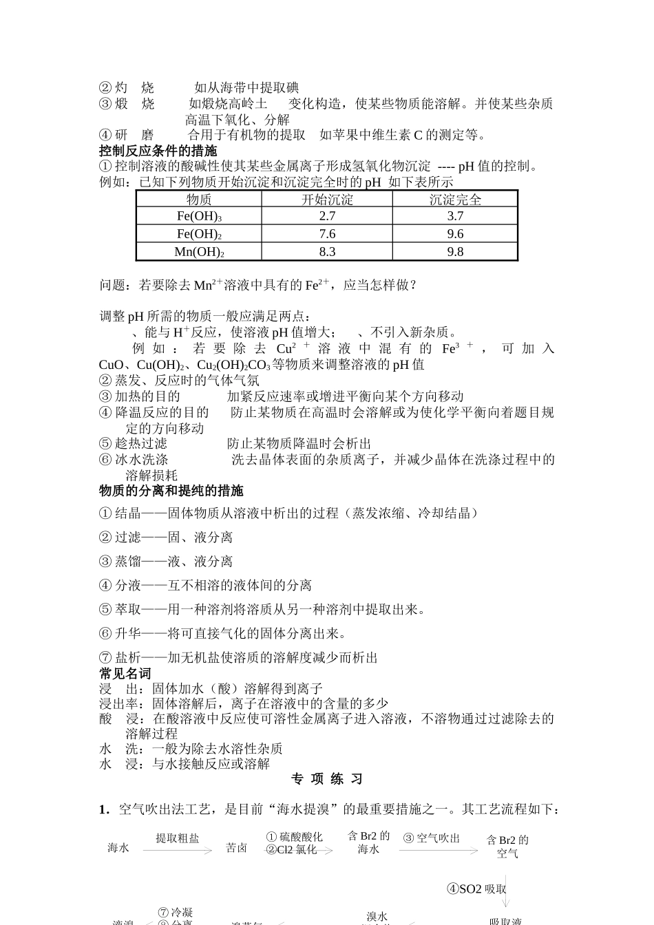 2025年工业流程题竞赛用_第2页