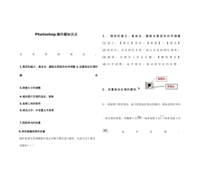 2025年Photoshopflash操作题知识点