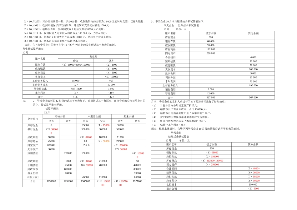 2025年会计真题实训_第1页