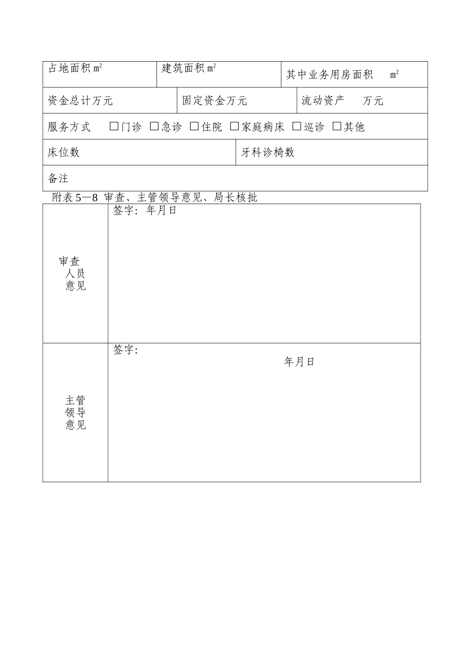 村卫生室设置申请表格_第3页