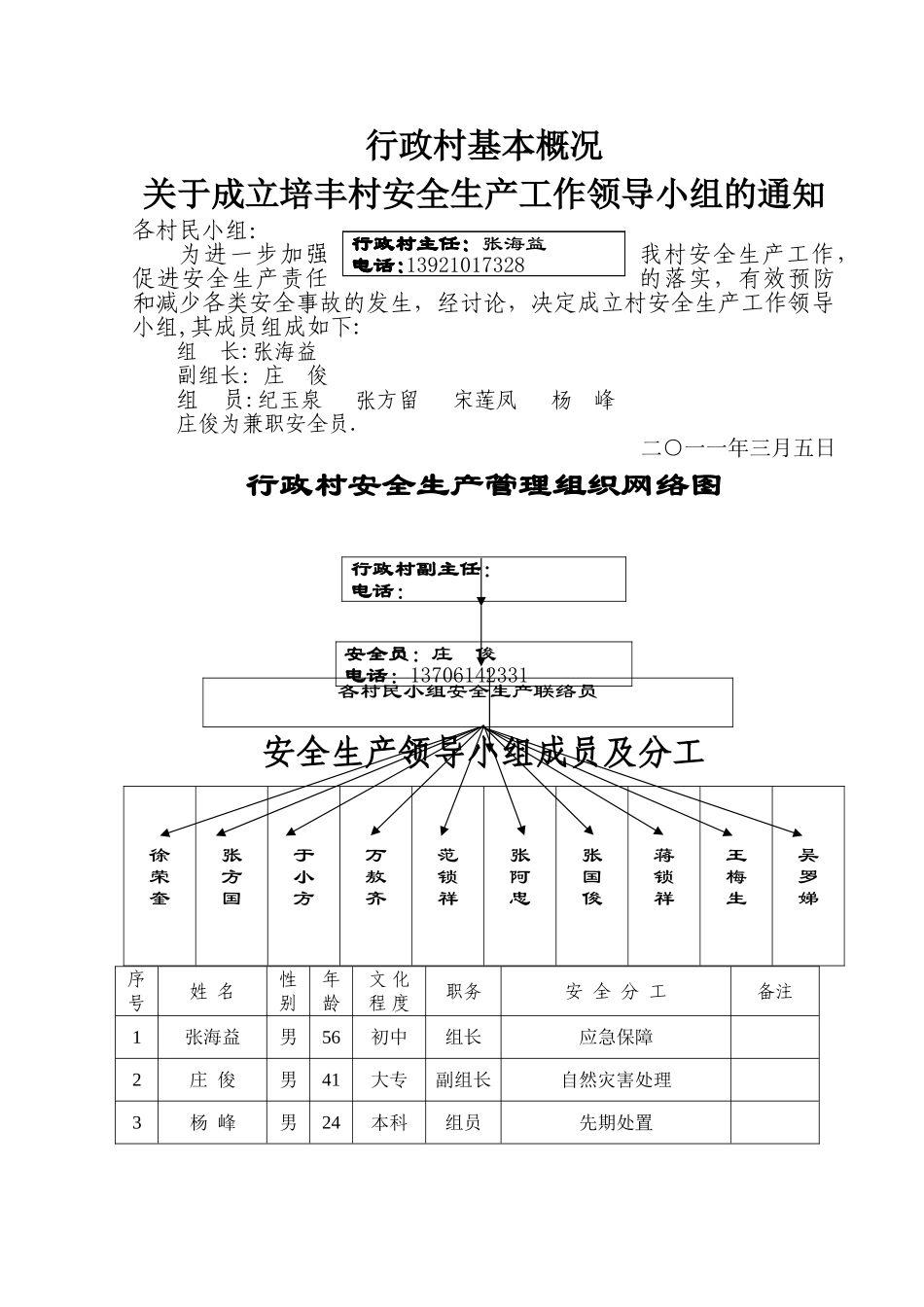 村安全生产台帐_第1页