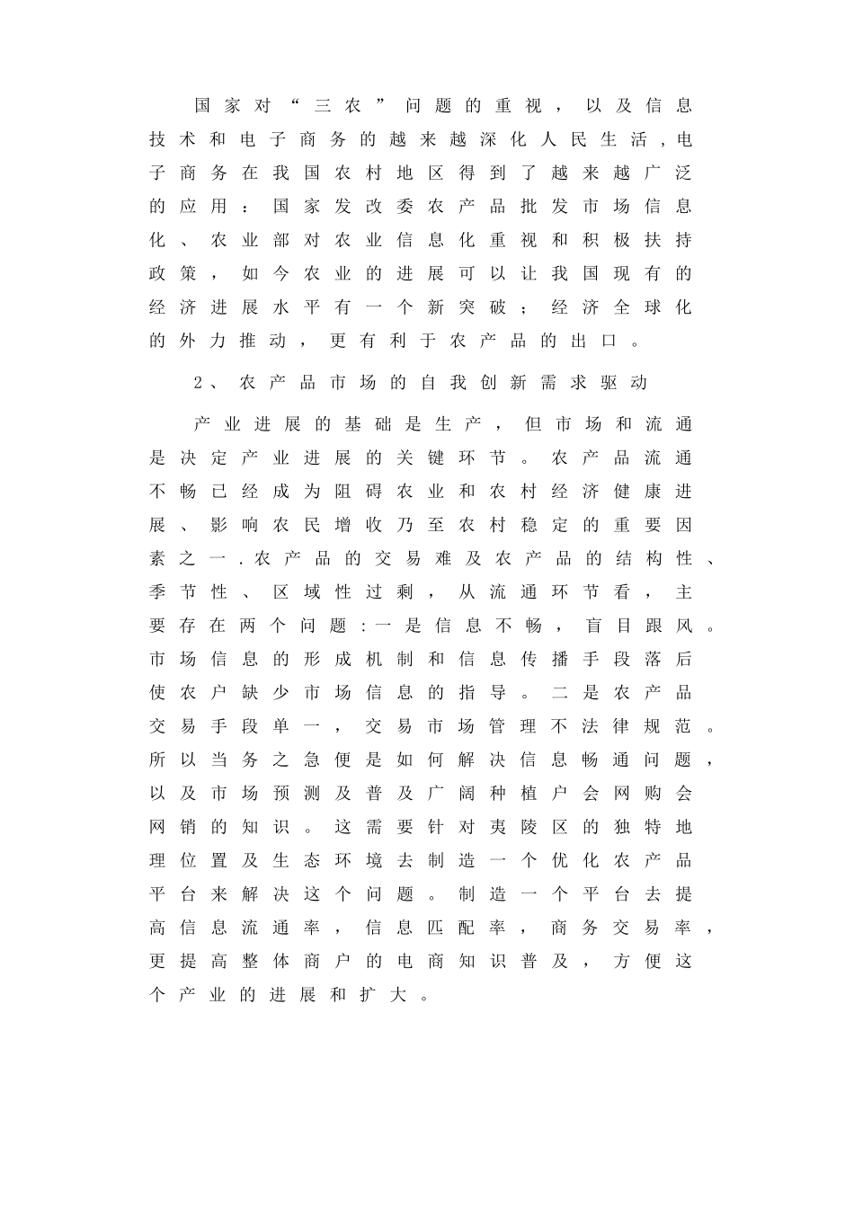 村电商商业计划书_第2页