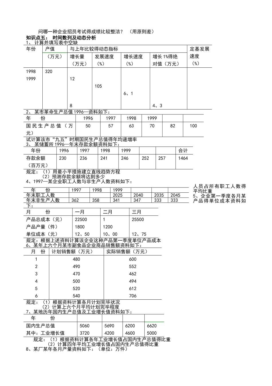 2025年统计学精彩试题库计算题部分_第3页
