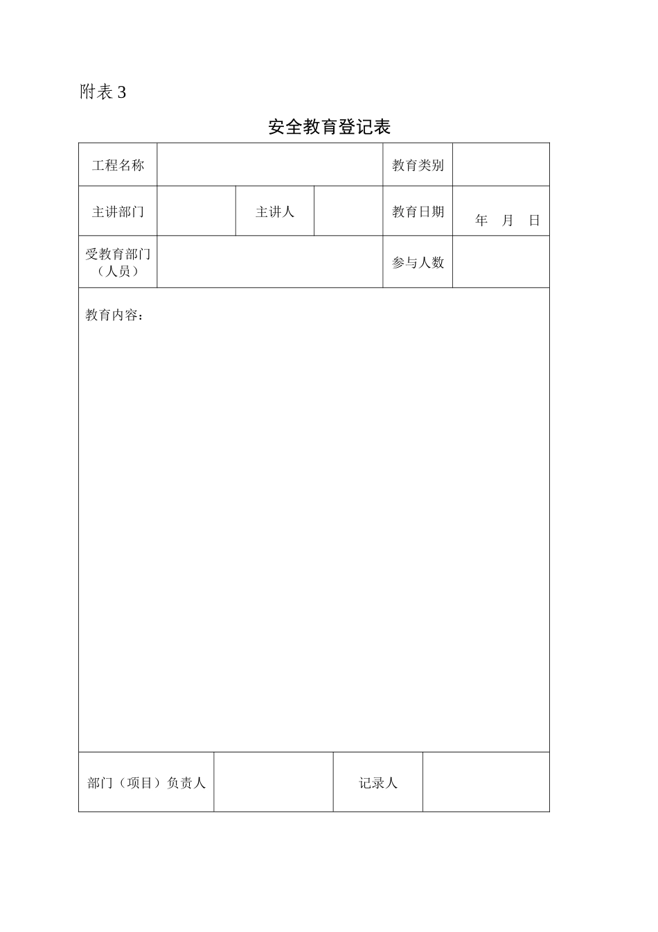 2025年施工现场资料登记表_第3页